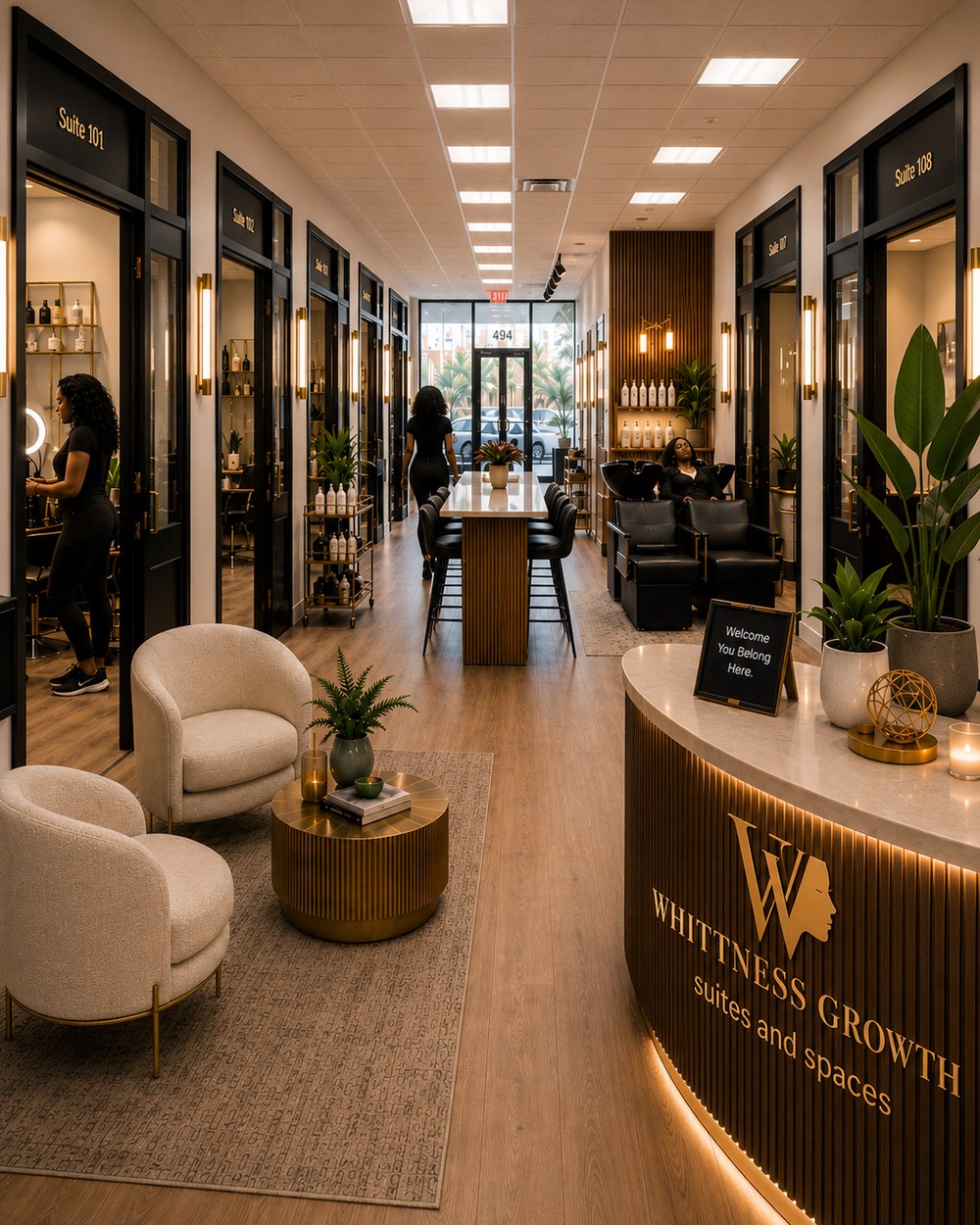 Rendering of the finished Whittness Growth Suites and Spaces